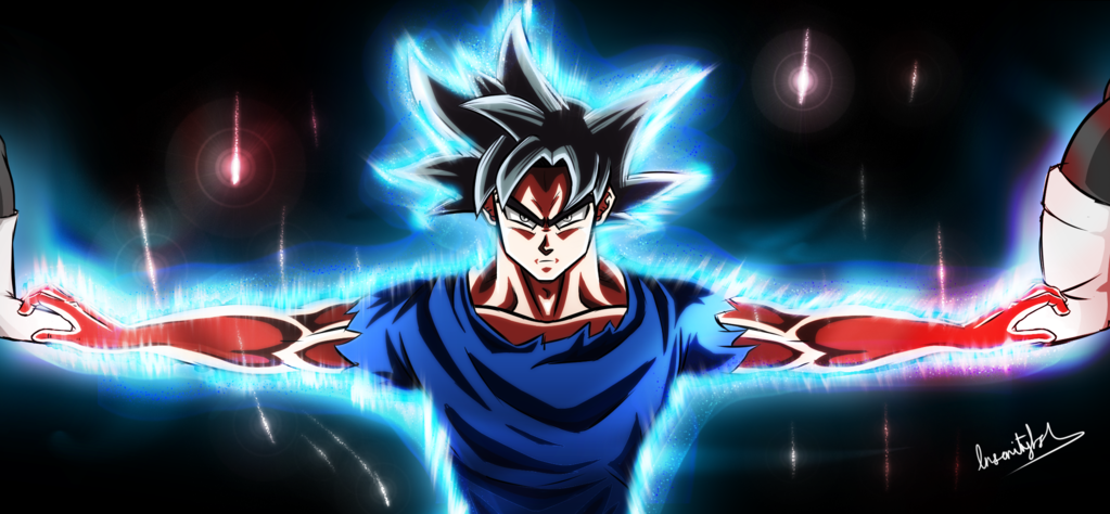 Goku Ultra Instinct by InsanityAsh 1023x474