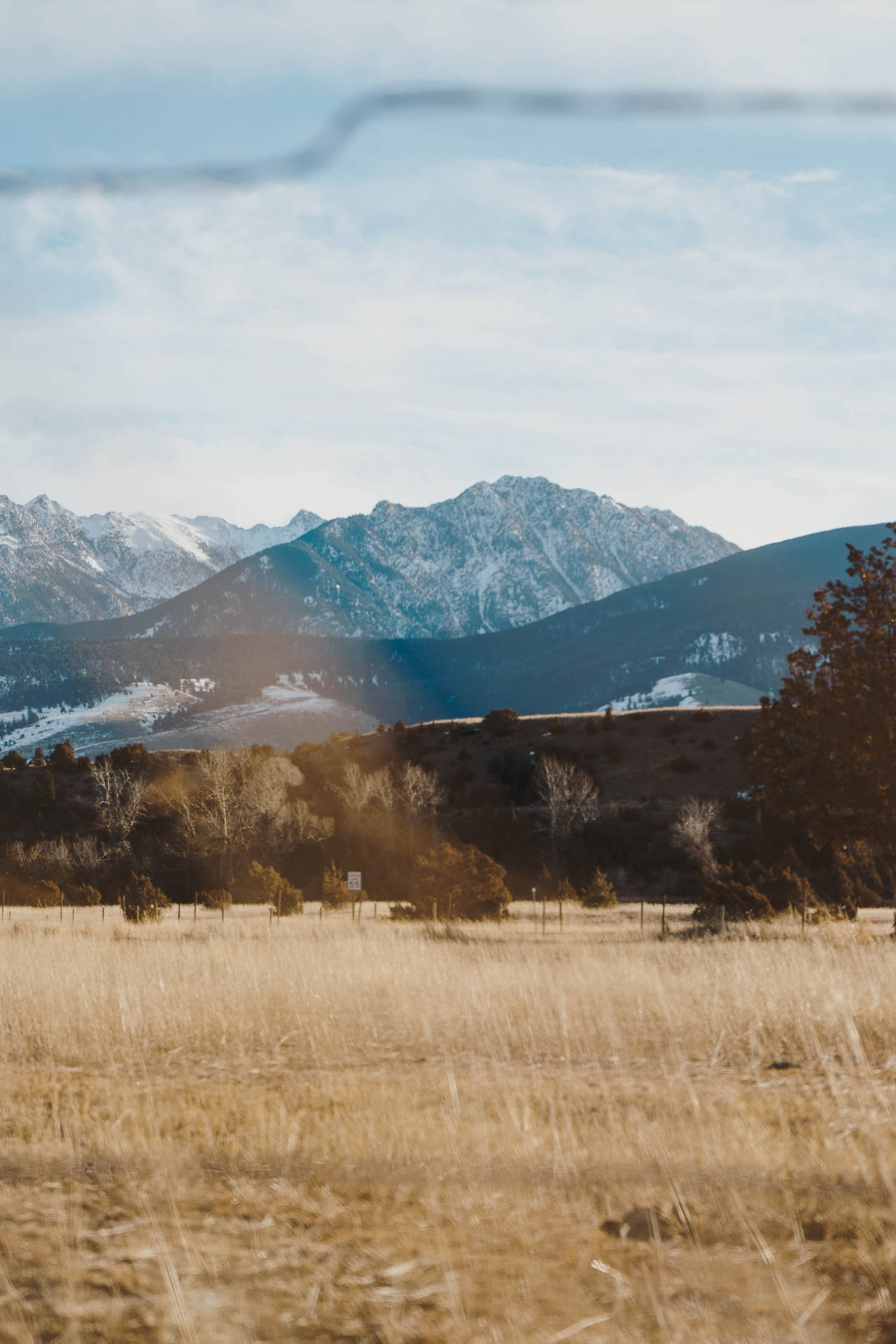 Beautiful Scenery In Montana iPhone Wallpaper