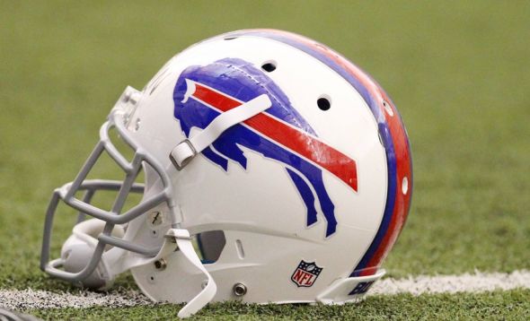 Buffalo Bills Helmet Used During Organized Team Activities At