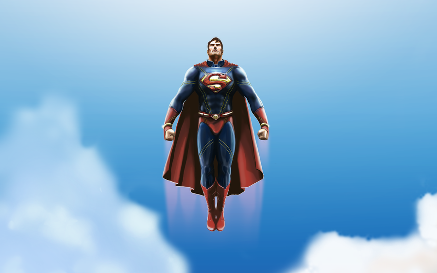 Realistic Superman Redesigned Wallpaper Sized By Michealoduibhir