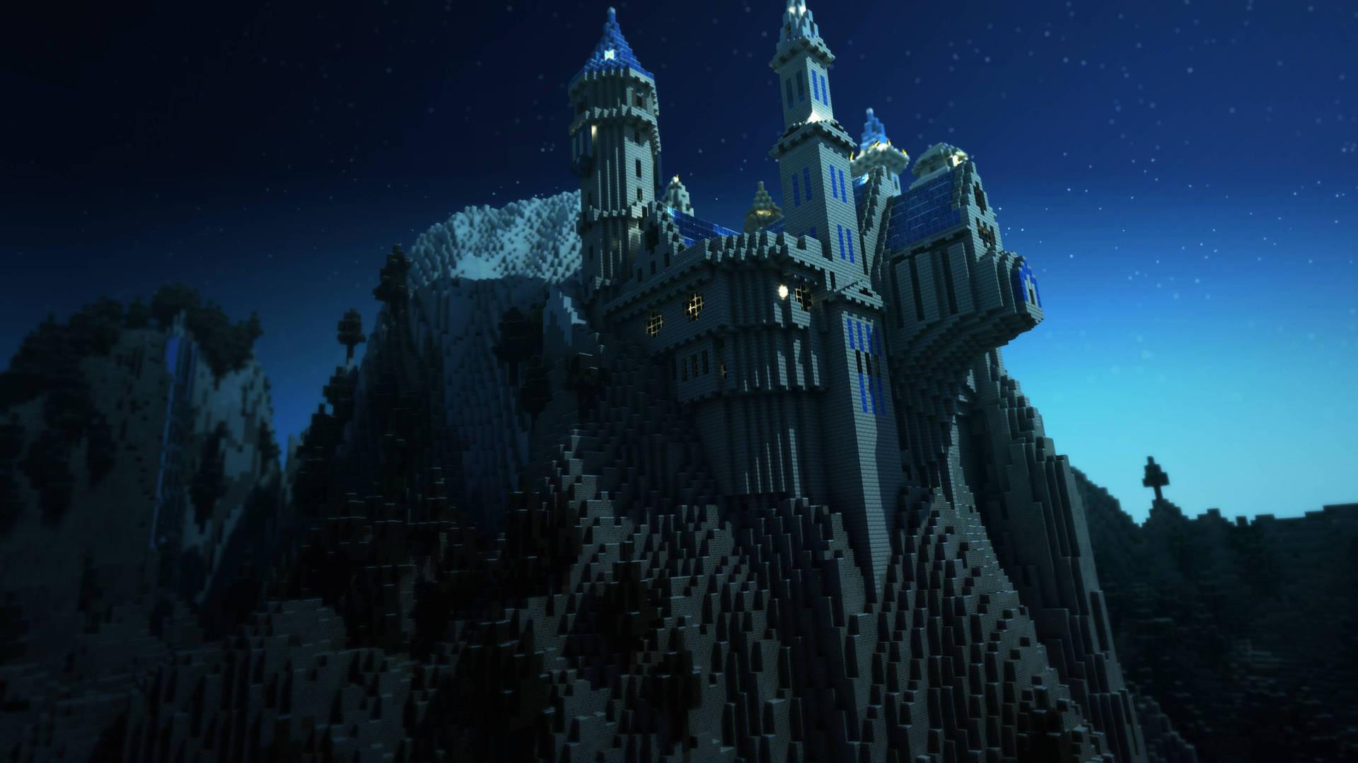 Download Minecraft Castle 4k Gaming Wallpaper