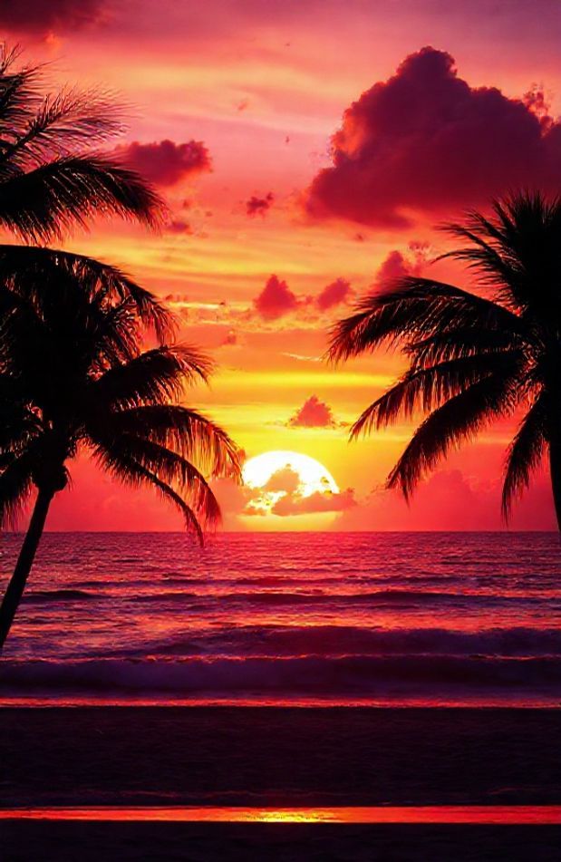 Summer Sunset Wallpaper