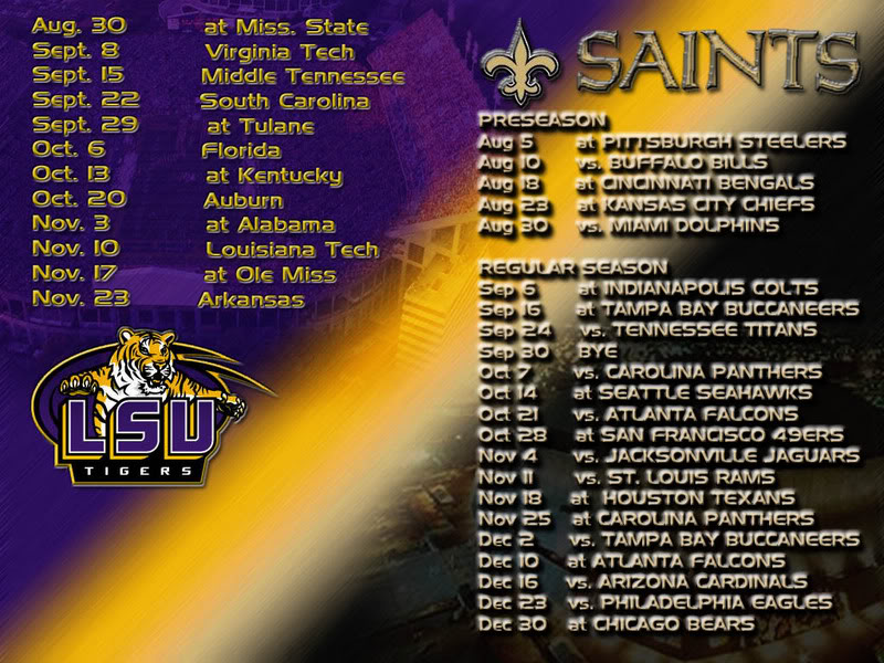 Saints Lsu Wallpaper New Orleans Message