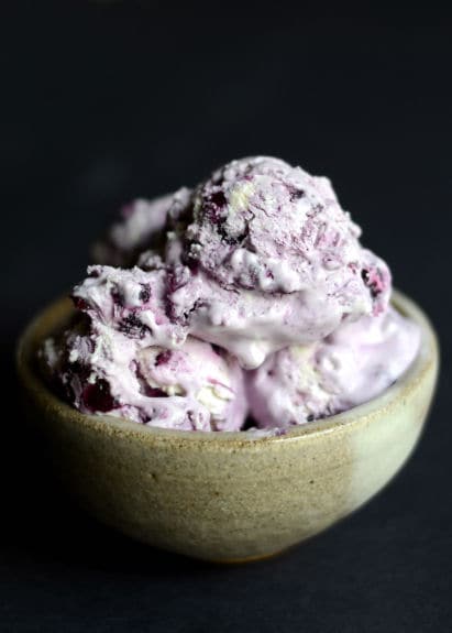 No Churn Blueberry Cheesecake Ice Cream Good Life Eats