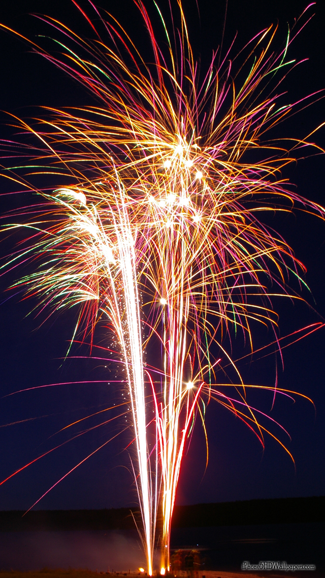 iPhone Wallpaper Fireworks HD