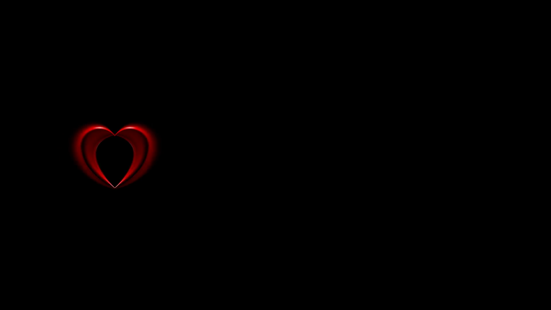 Free download Grey and red heart Heartbeat on black background Video  [1920x1080] for your Desktop, Mobile & Tablet | Explore 54+ Red Heart With Black  Background | Red Heart Black Background, Red