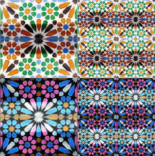 Spanish Tile Pattern Arabic Style