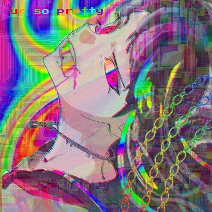 Ibuki Glitchcore Anime Wallpaper Picture Icon