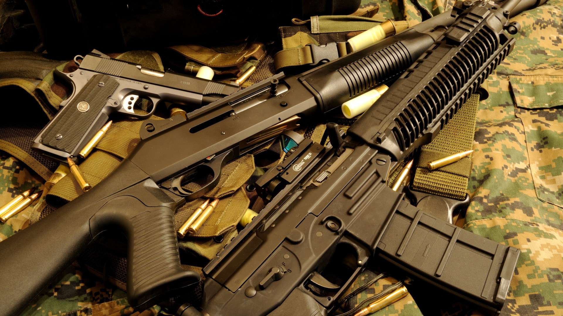 Benelli Wallpaper Military Weapons M4 M1014 Super