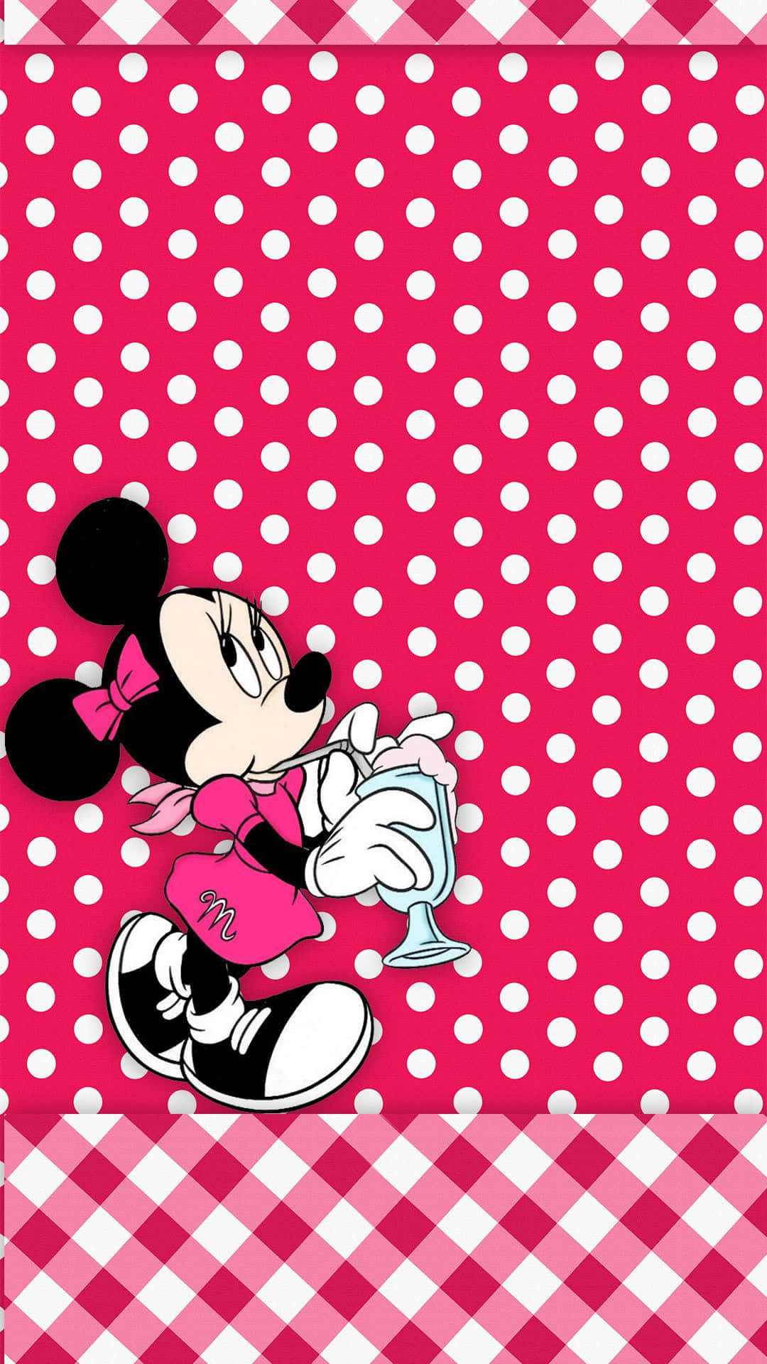 Minnie Mouse Pink Wallpaper