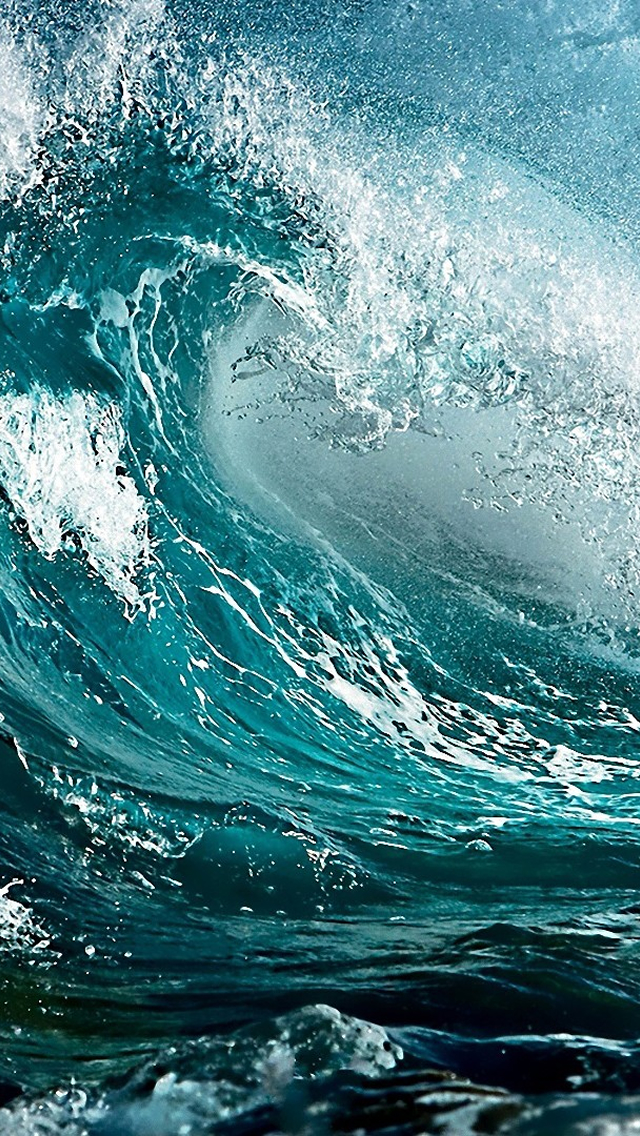 Ocean Waves iPhone 5s Wallpaper iPad