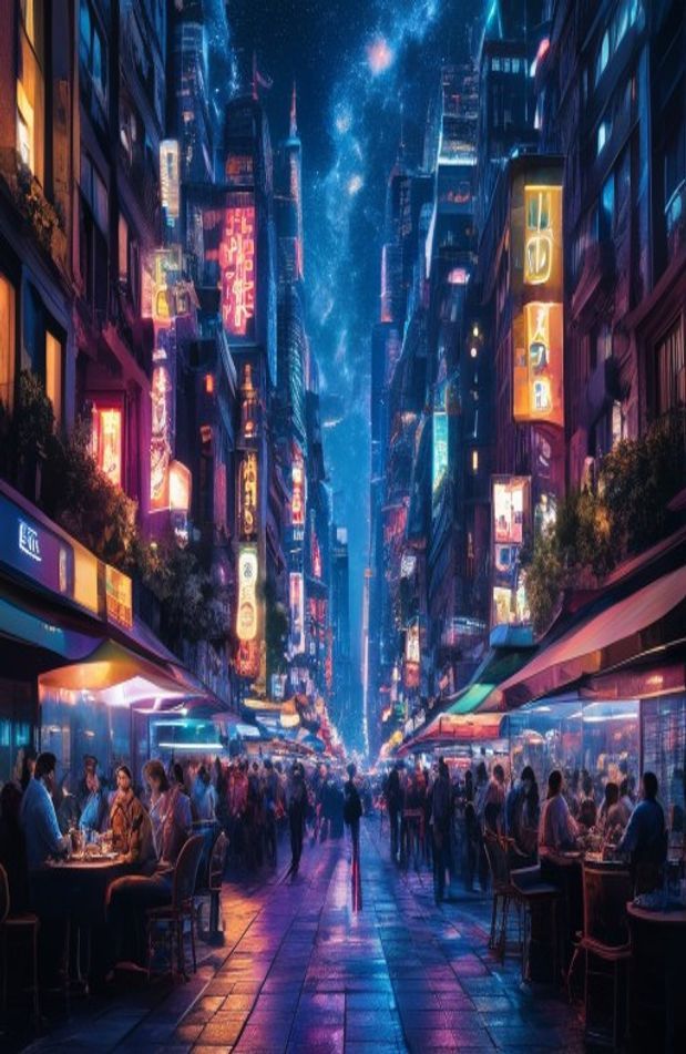 Street Wallpaper HD Night City