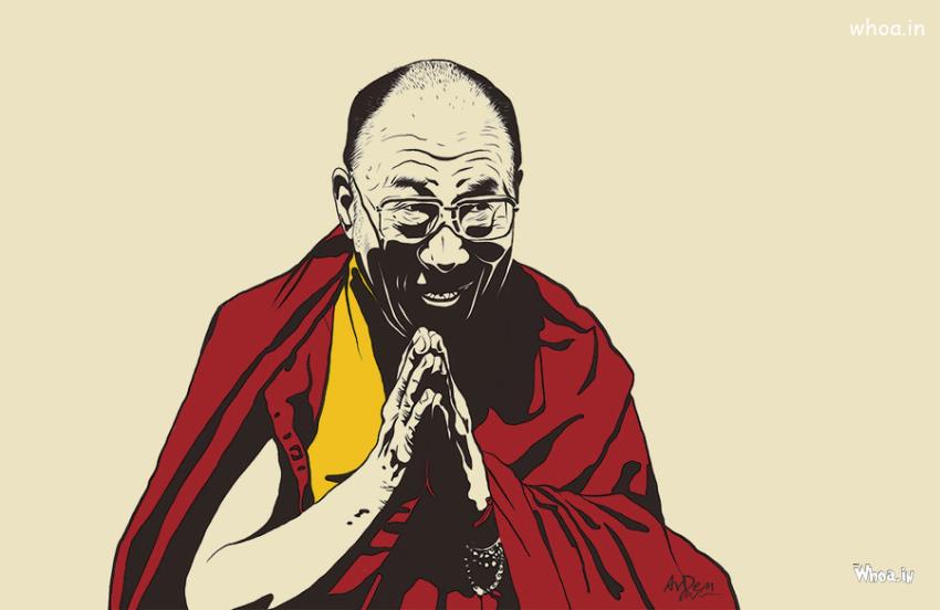 Painting HD Wallpaper Dalai Lama Quotes