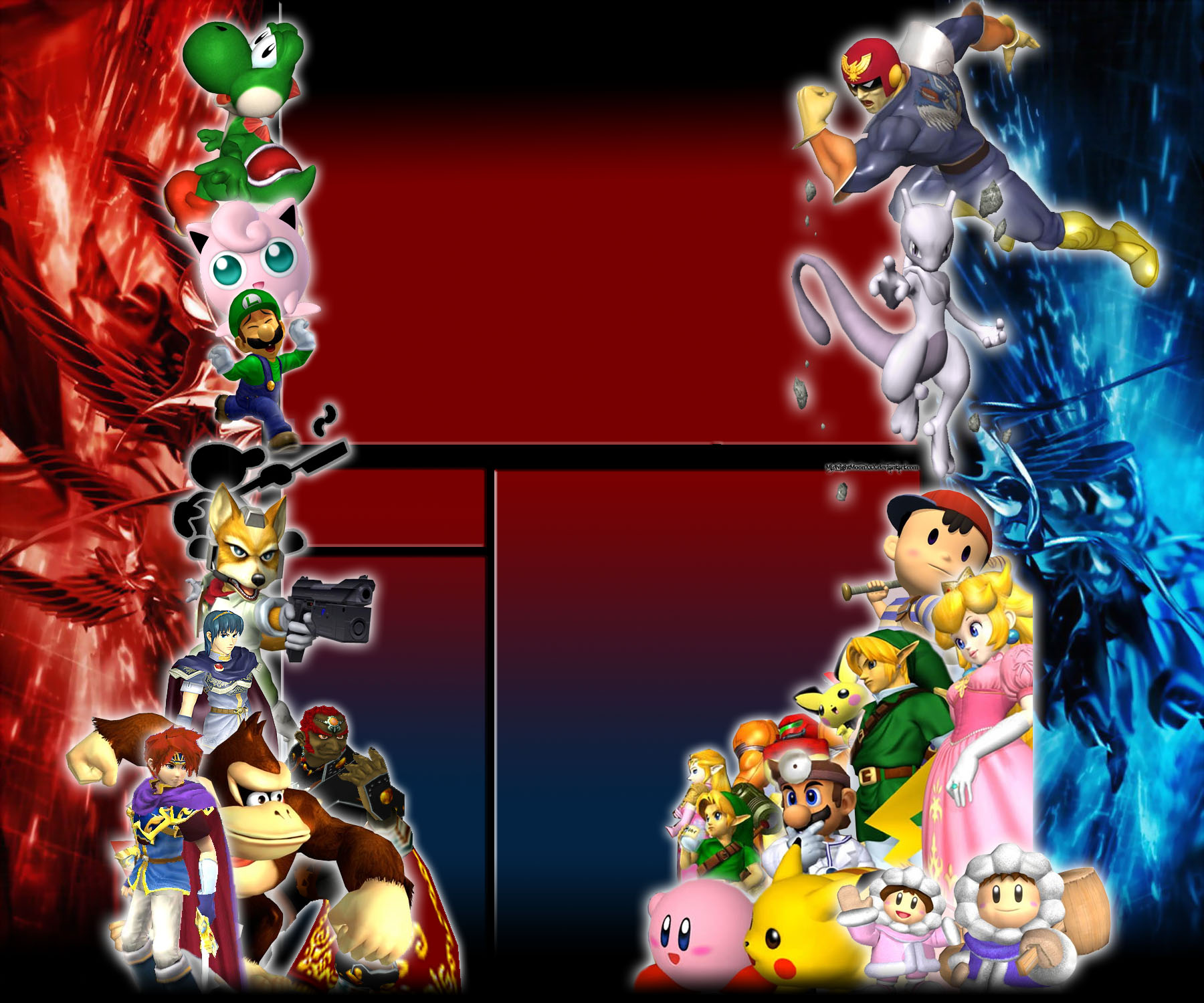 Super Smash Bros Melee Background By Midnightmoonxxx On