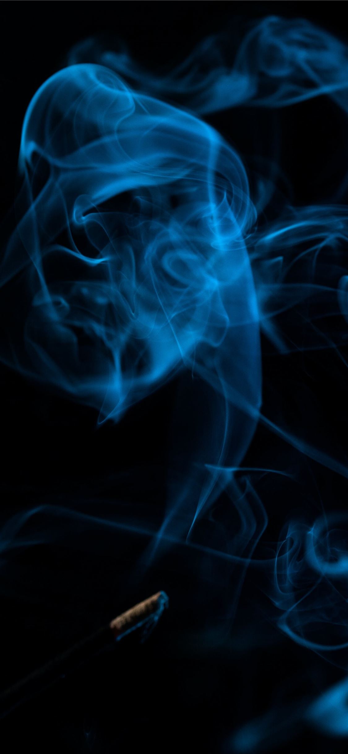 Blue Smoke Wallpaper iPhone