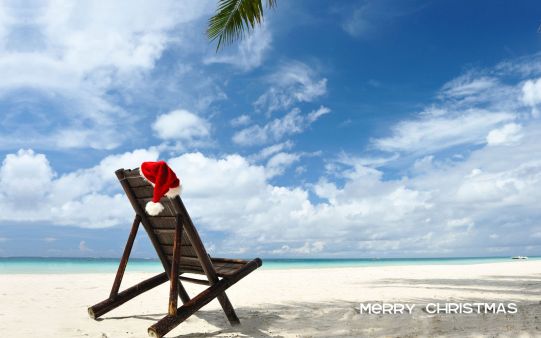 Christmas At Beach HD Wallpaper For Mobile And Desktop