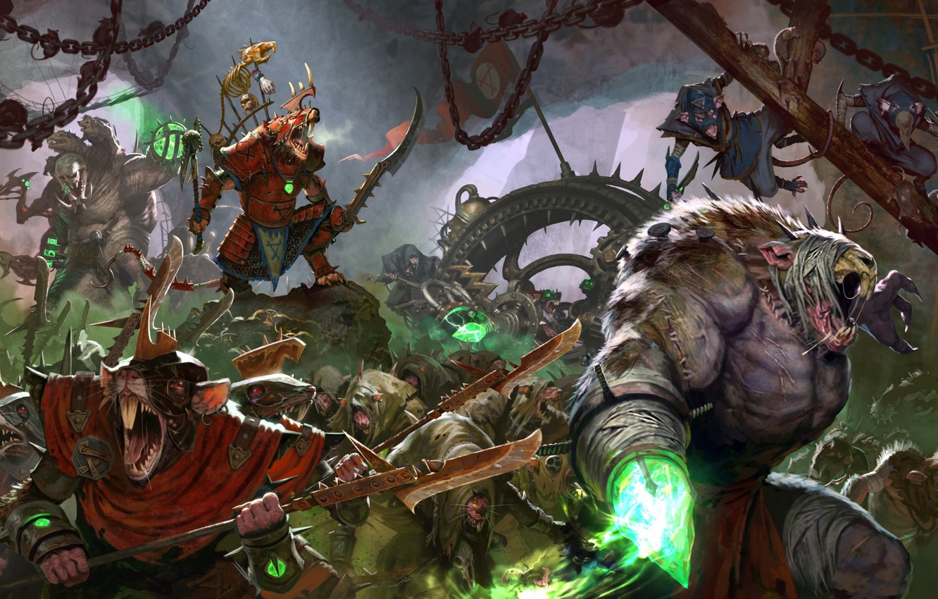 Wallpaper Battle Art Total Warhammer Was Skaven Image For