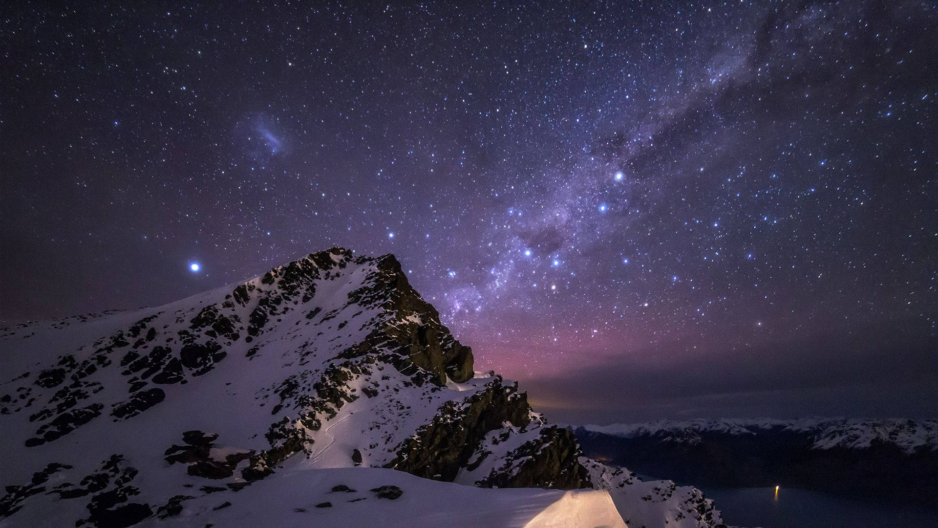 Night Mountain Wallpaper
