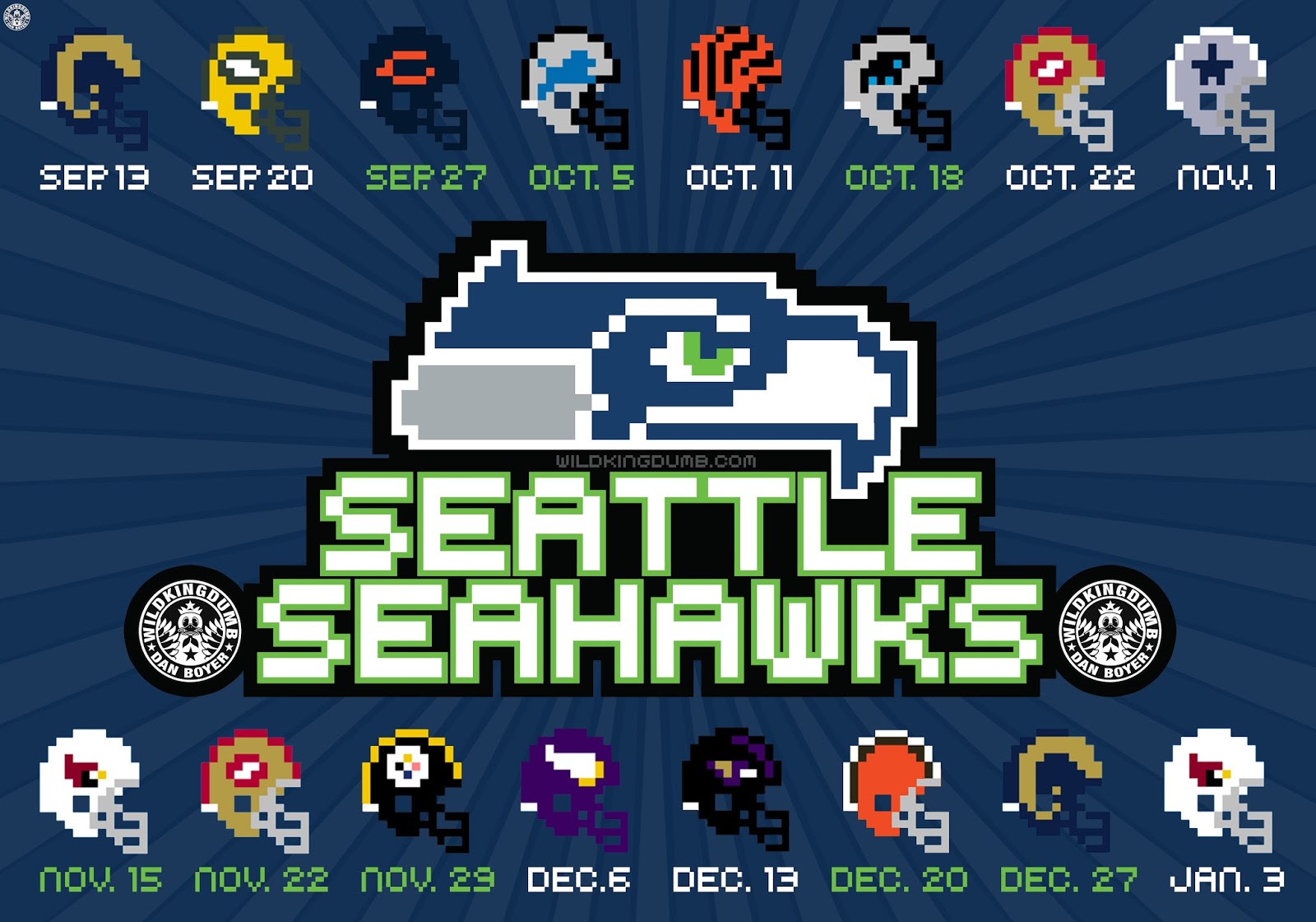 seahawks schedule 2015