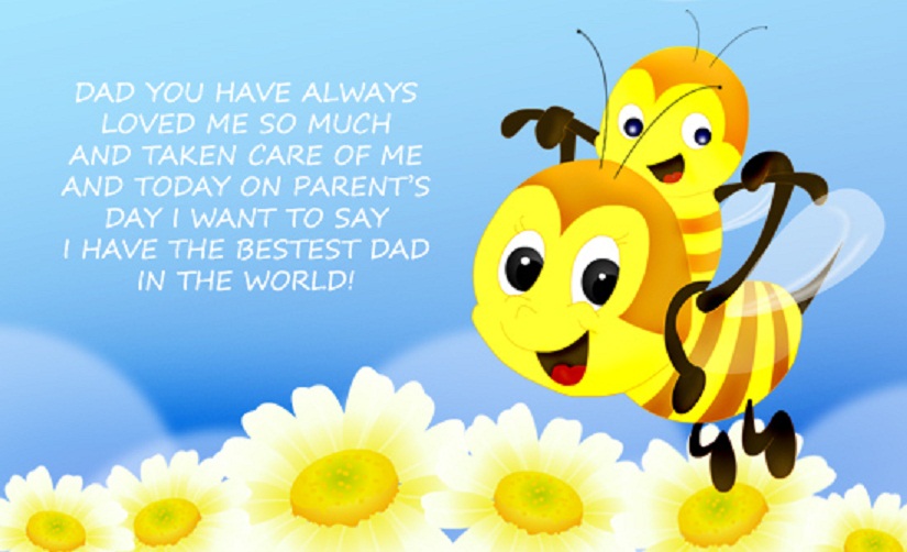 Best Dad Wallpaper Greeting Card Of Parents Day