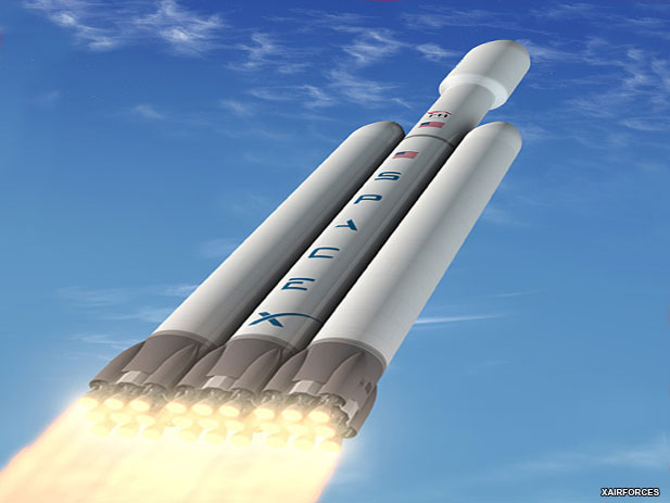 Falcon 9 Heavy   Pics about space