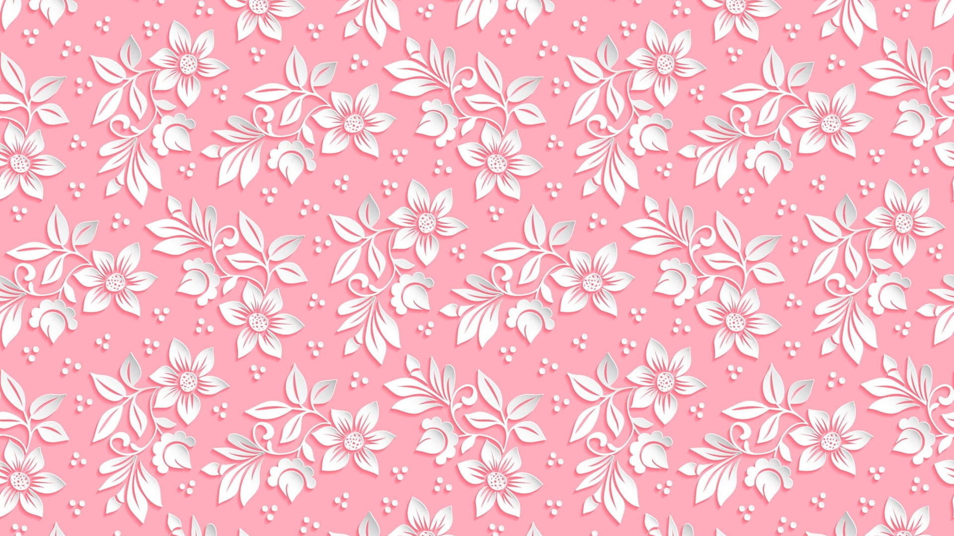Pink And White Wallpaper