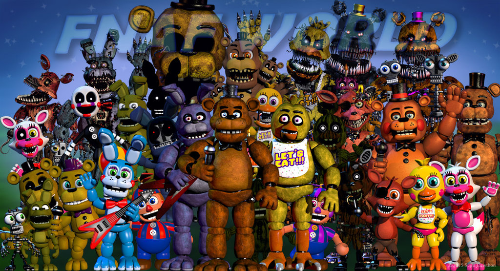 Fnaf World New Scottgames By Thesitcixd