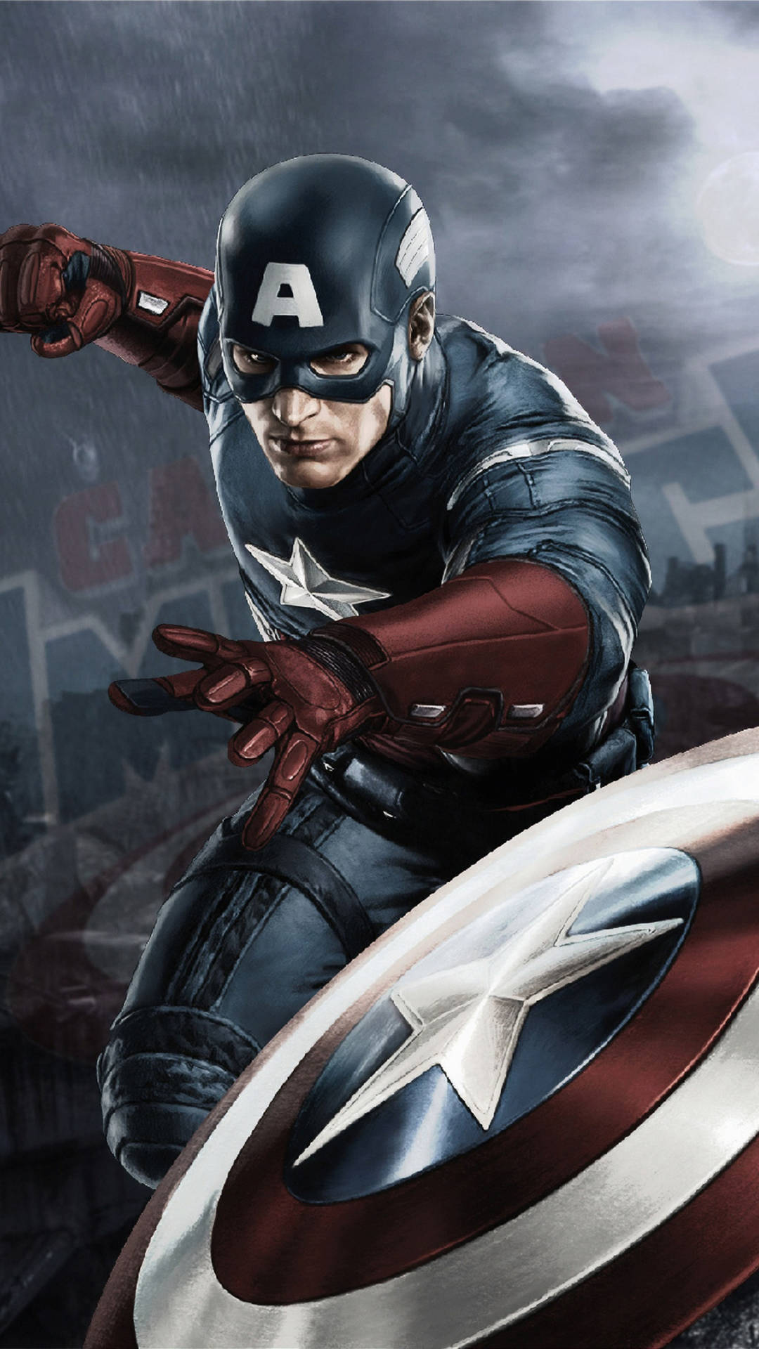 Captain America Shield Wallpaper