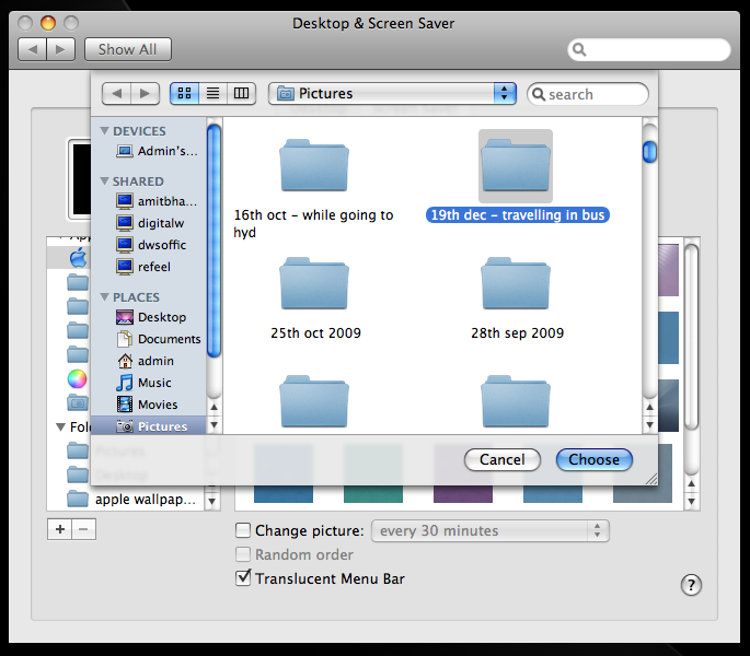 Change Desktop Background Mac Os X