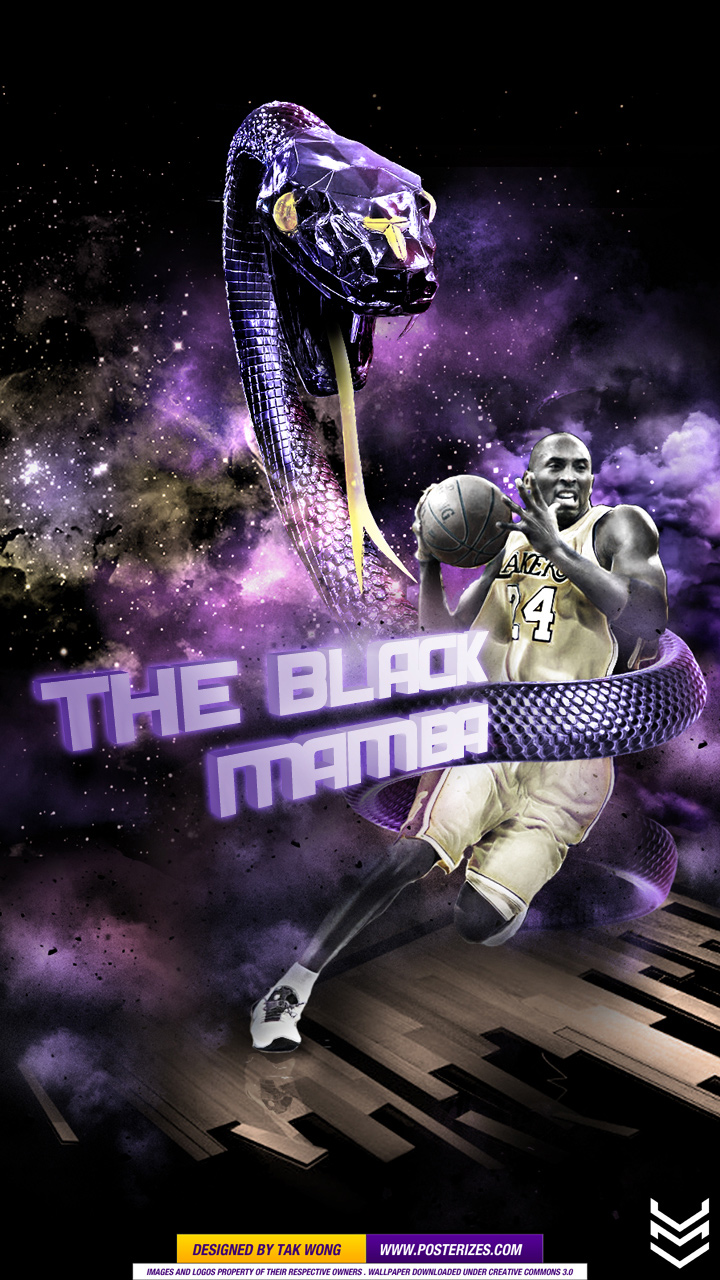 Kobe Bryant The Black Mamba Posterizes Nba Wallpaper