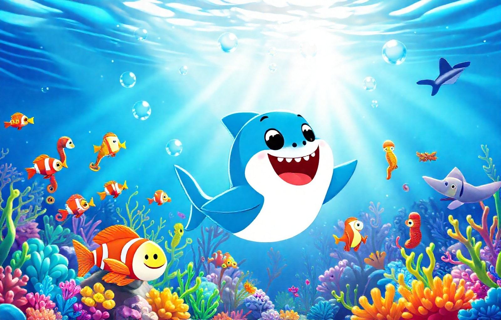Baby Shark Pinkfong Wallpaper