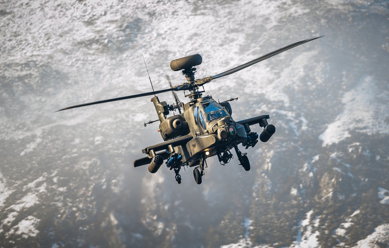 Wallpaper Helicopter Apache Shock Ah Image For