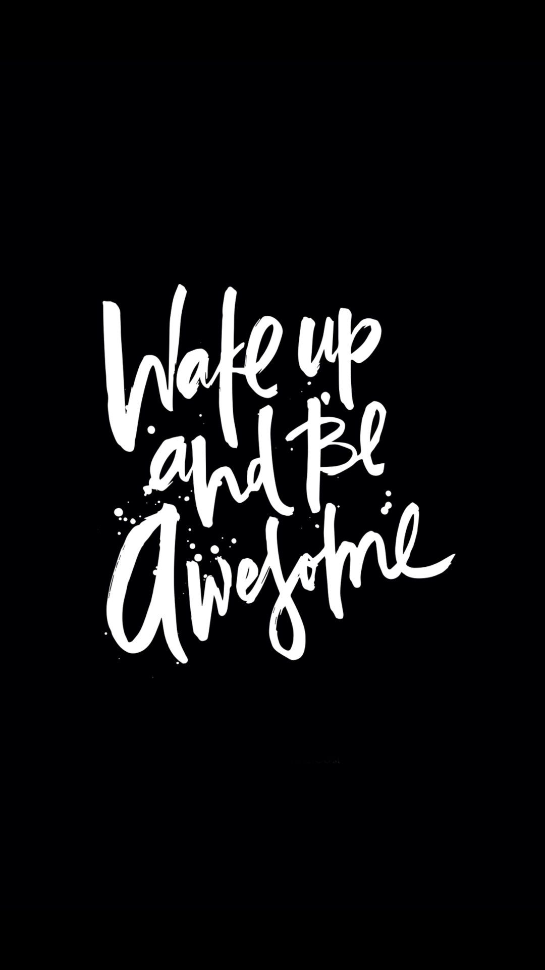 Hand Lettering Typography Design Calligraphic Wake Up