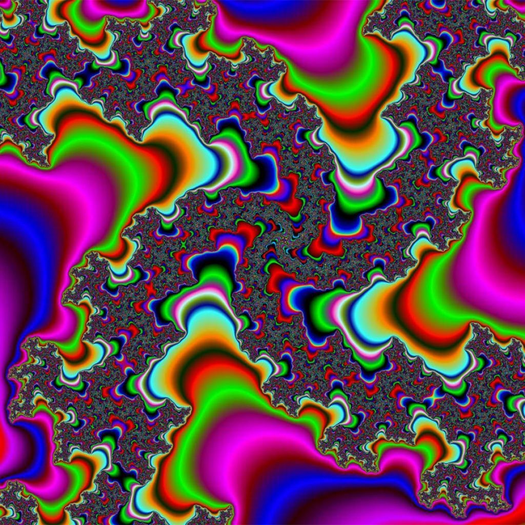 Lock Screen Trippy Dark Wallpaper