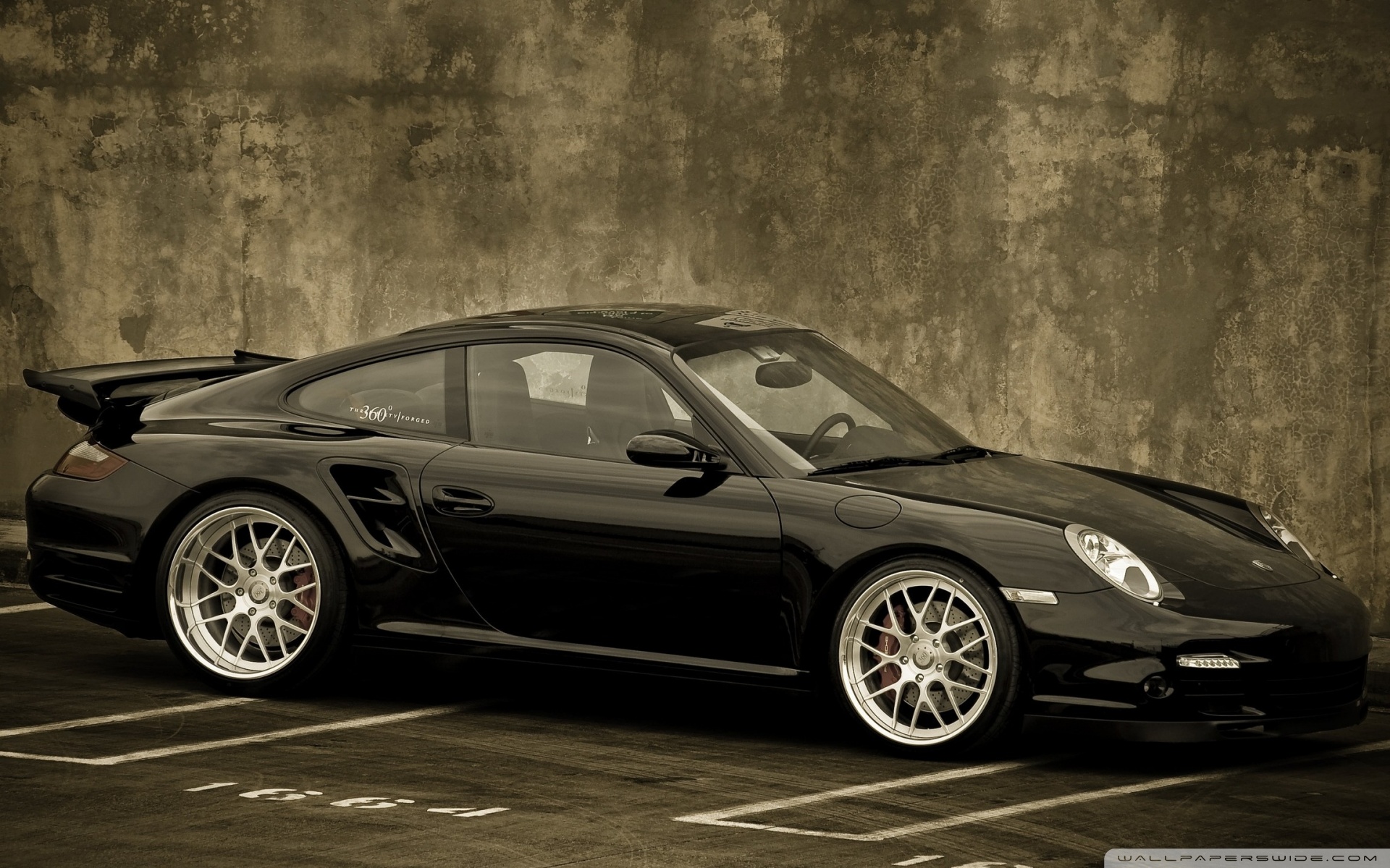 Black Porsche Car 4K HD Desktop Wallpaper for 4K Ultra HD TV