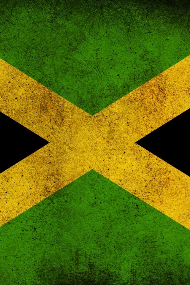 Flag Of Jamaica iPhone HD Wallpaper