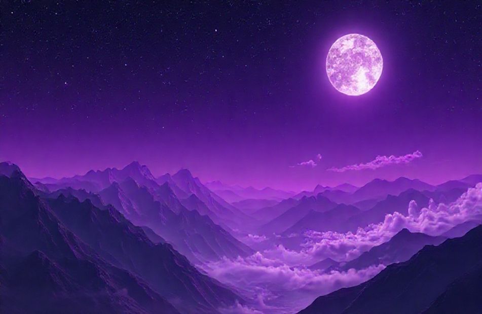 Cool Purple Aesthetic Wallpaper