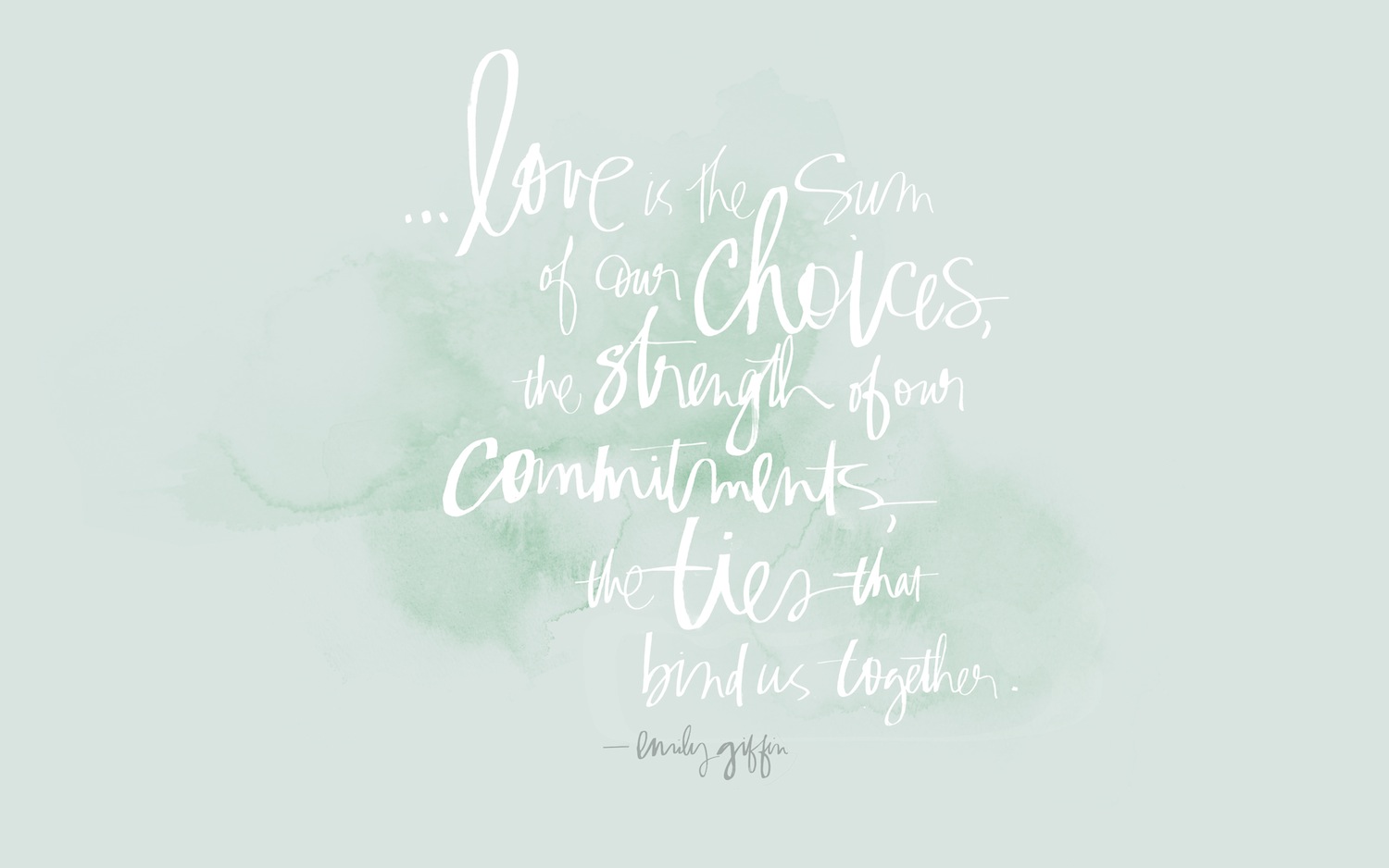 Love Quote Is Designed By Julie Song Ink