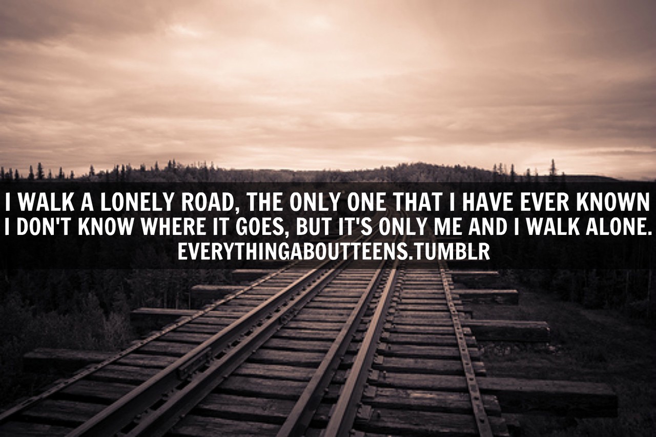 This Alone Walking Quotes HD Wallpaper To Your System You