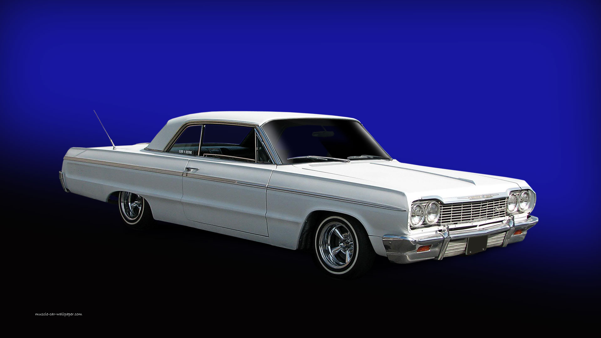 Download Lowrider Creamcolored 1964 Impala Wallpaper  Wallpaperscom