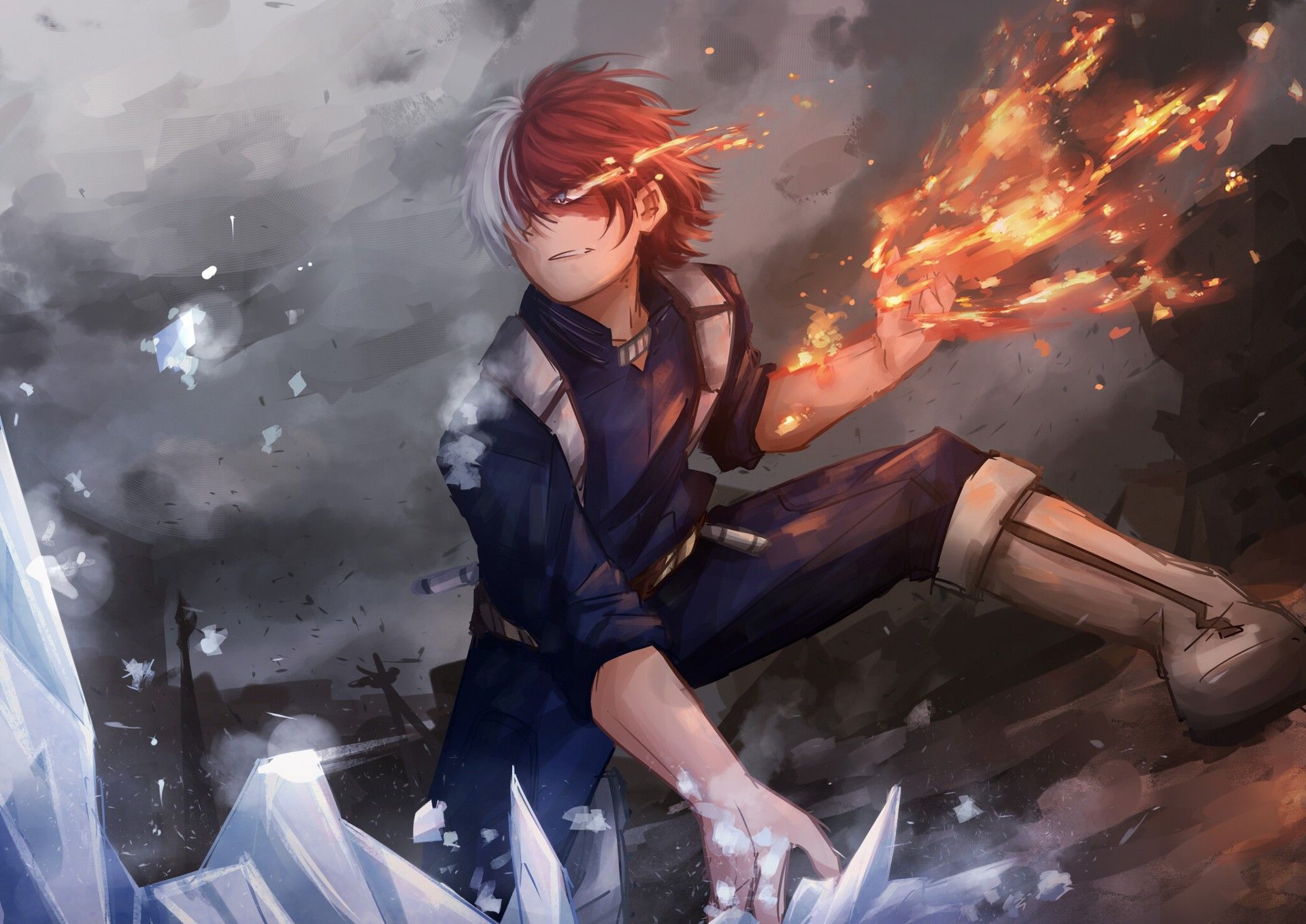 Todoroki Boku No Hero Wallpaper