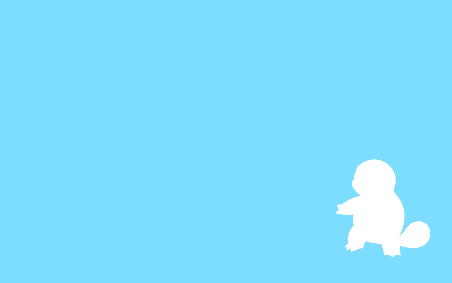 Squirtle Schiggy Minimalistic Wallpaper By Thedmwarrior On