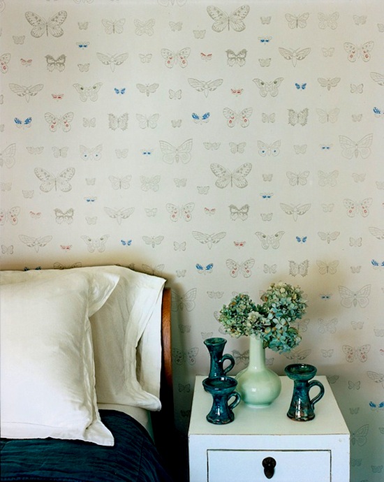 Butterfly Wallpaper For Girls Bedroom Wall Ideas