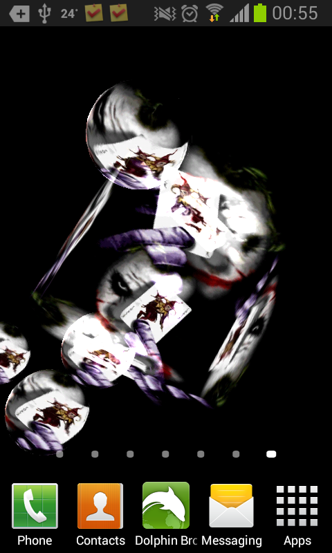 Joker Haloween 3d Wallpaper Screenshot