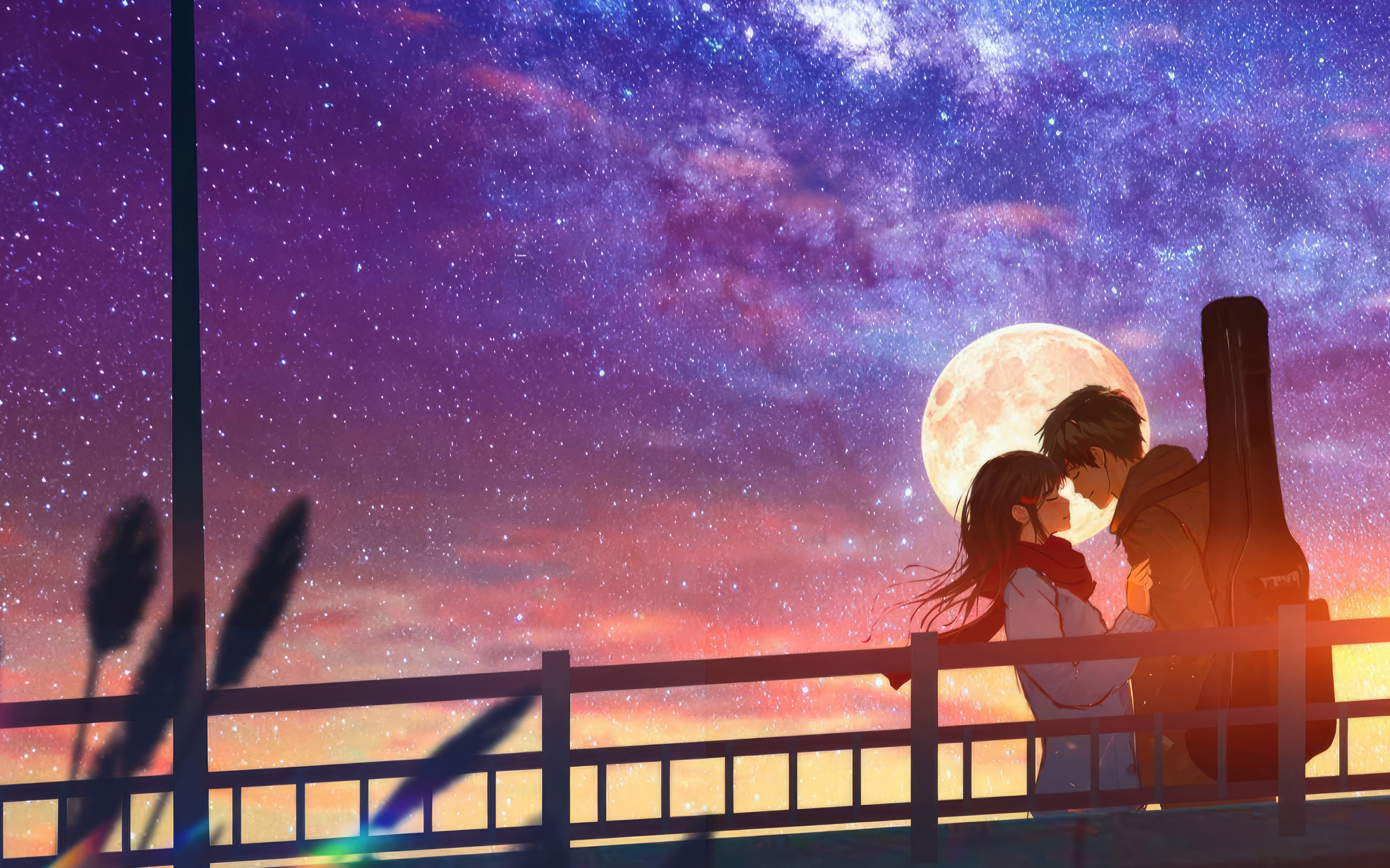 Anime Couple In Love Macbook Pro Retina HD 4k Wallpaper