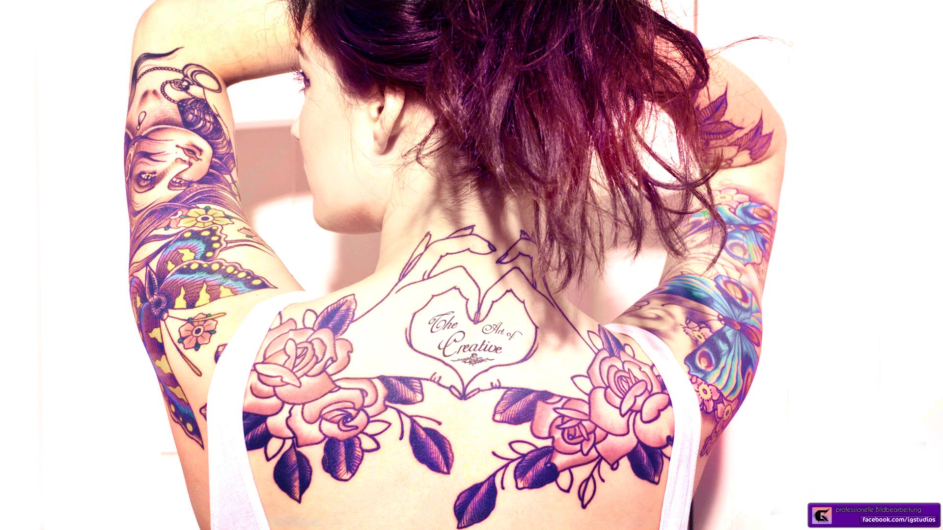Tattoo Girl Wallpaper Loopele