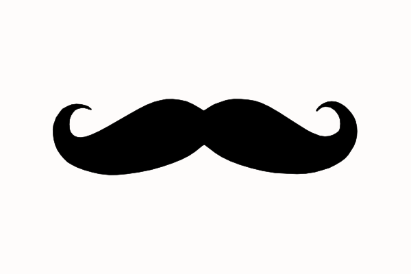 Moustache Black Brand Clip Art Vector Online Royalty