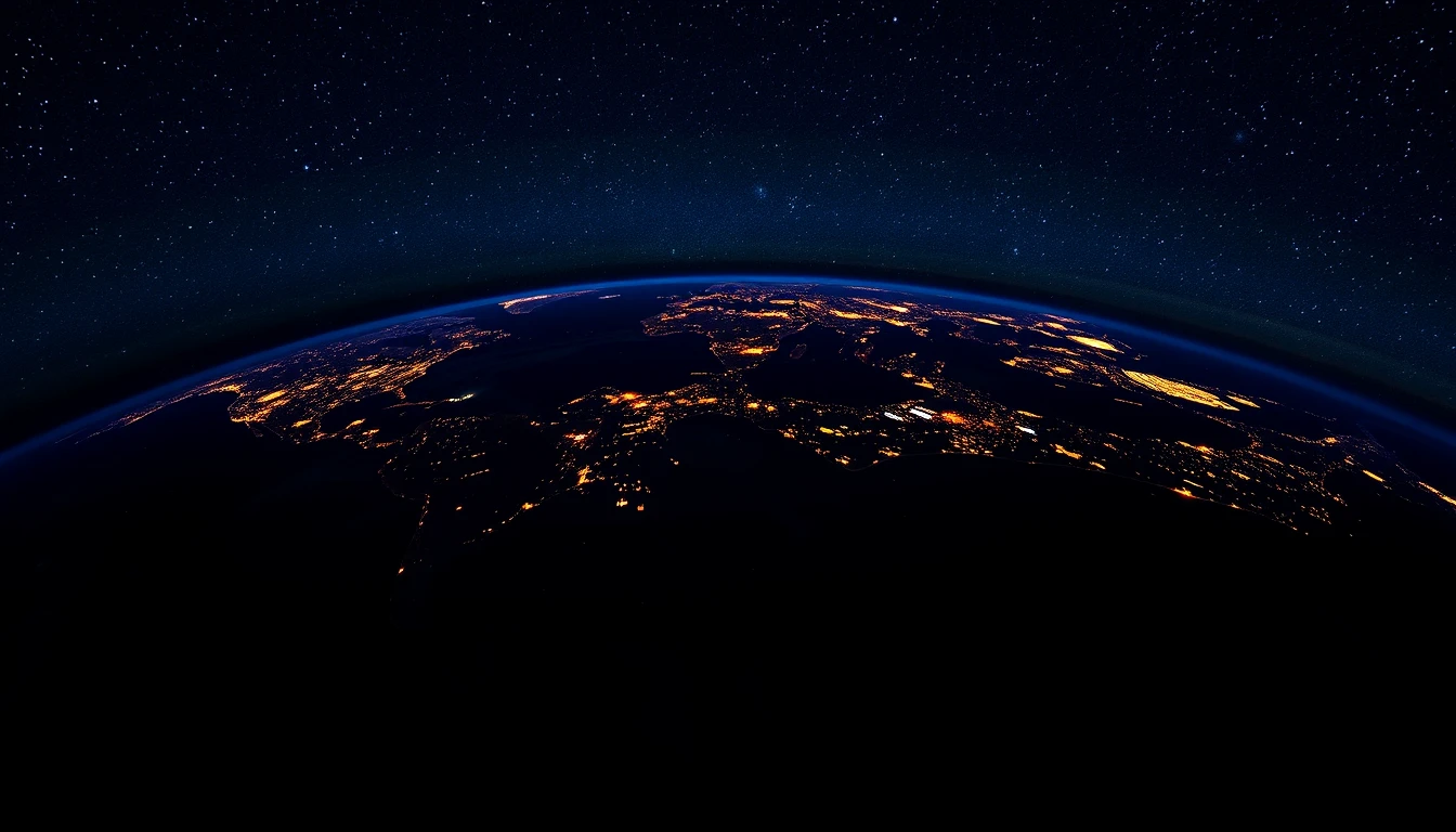 Earth At Night Wallpaper HD