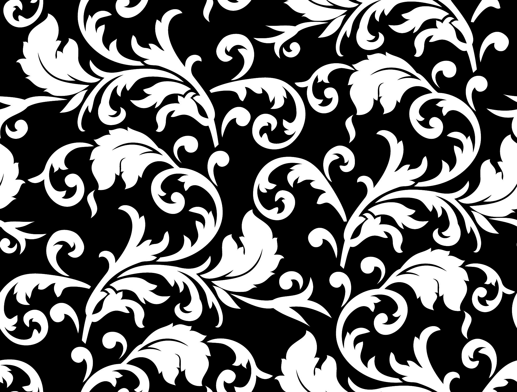 Traditional Floral Pattern Background Vector 4vector
