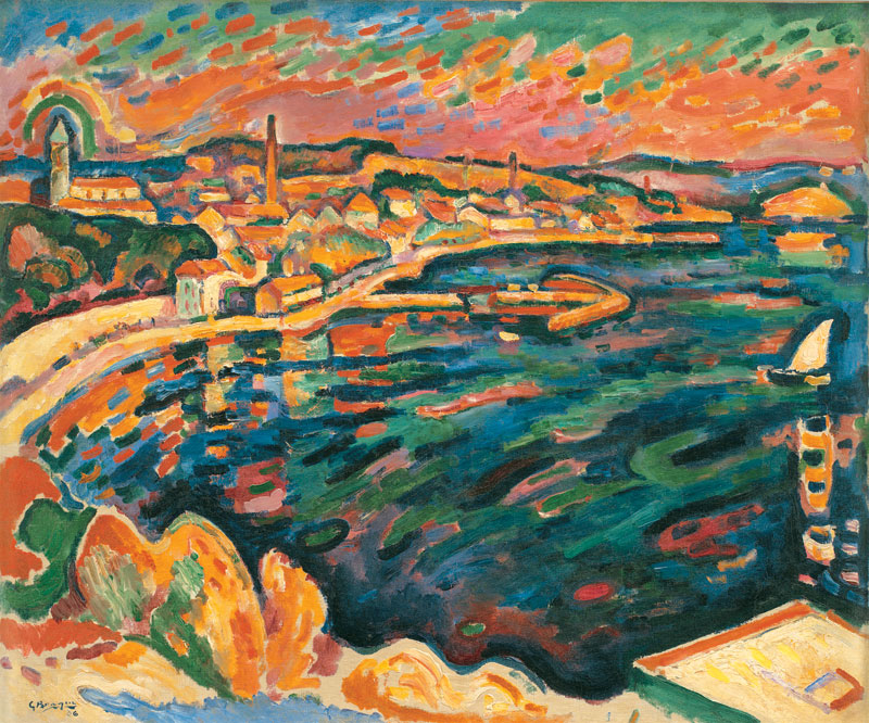 The Harbour At L Estaque Georges Braque Artwork On Useum
